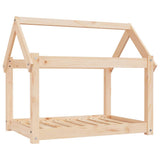Vidaxxl hundeseng 81x60x70 cm massiv fyrretræ