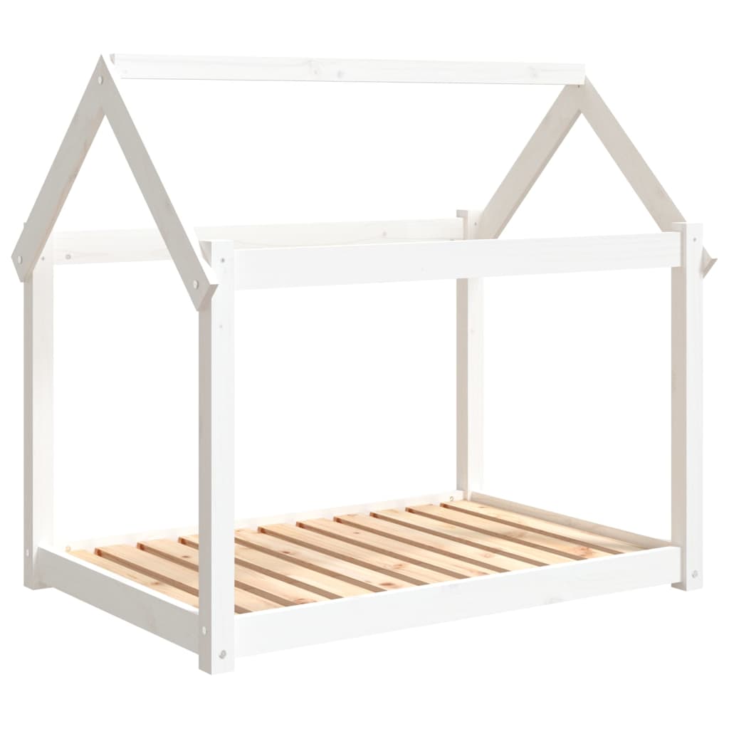 Vidaxl Dog Basket 101x70x90 cm Solid Pine White