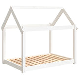 Vidaxl Dog Basket 101x70x90 cm Solid Pine White