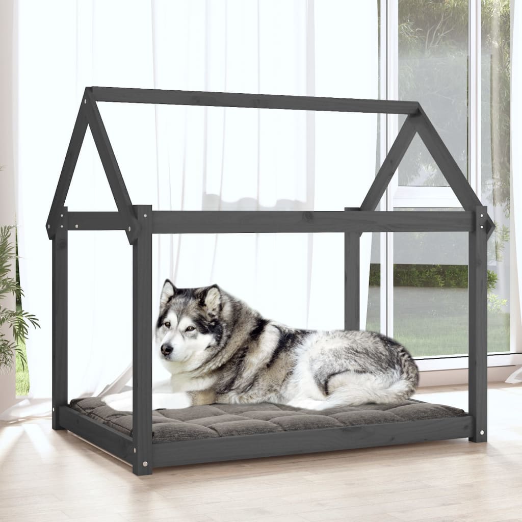 Vidaxl Dog Basket 111x80x100 cm Solid fyrretræ