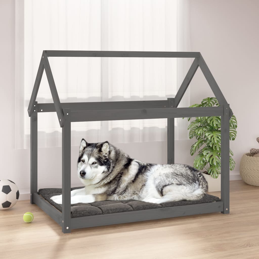 Vidaxl Dog Basket 111x80x100 cm Solid fyrretræ