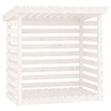 Vidaxl pejs Trek 108x73x108 cm Solid Pine White