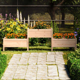 Vidaxl Planning Box 245.5x44x75 cm Solid fyrretræ
