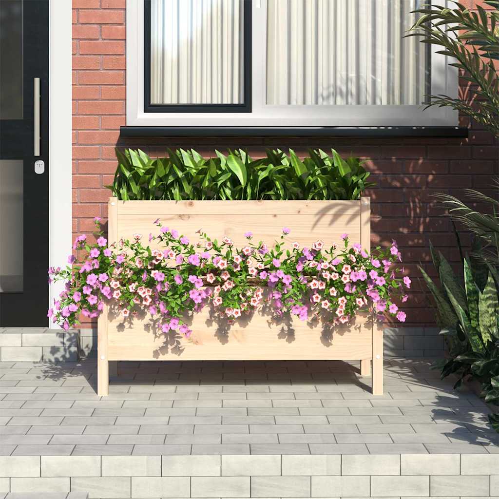 Vidaxl Planning Box 110x84x75 cm Solid fyrretræ