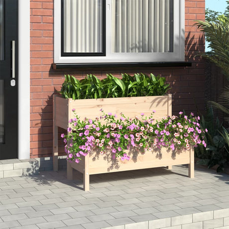 Vidaxl Planning Box 110x84x75 cm Solid fyrretræ
