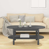 Vidaxl salontafel 110x55x45 cm massief grenenhout grijs