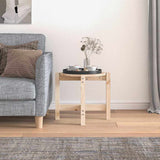 Vidaxl salontafel ø 52,5x45 cm massief grenenhout