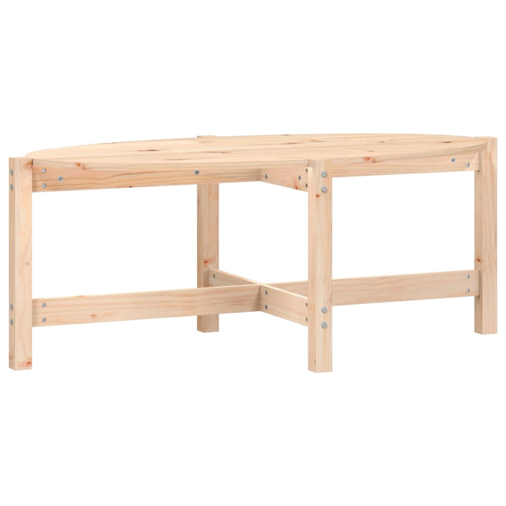 Vidaxl salontafel 118x63x45 cm massief grenenhout