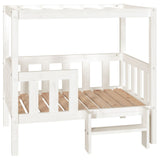 Vidaxl Dog Basket 95.5x73.5x90 cm Solid Pine White