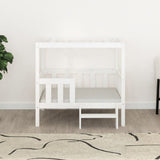 Vidaxl Dog Basket 95.5x73.5x90 cm Solid Pine White