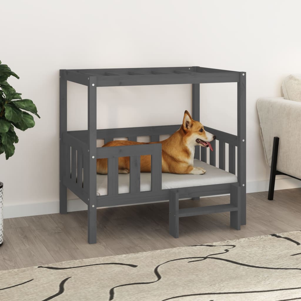 Vidaxl Dog Basket 95.5x73.5x90 cm Solid fyrretræ