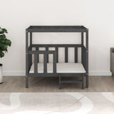 Vidaxl Dog Basket 105,5 x 83,5 x 100 cm Solid fyrretræ