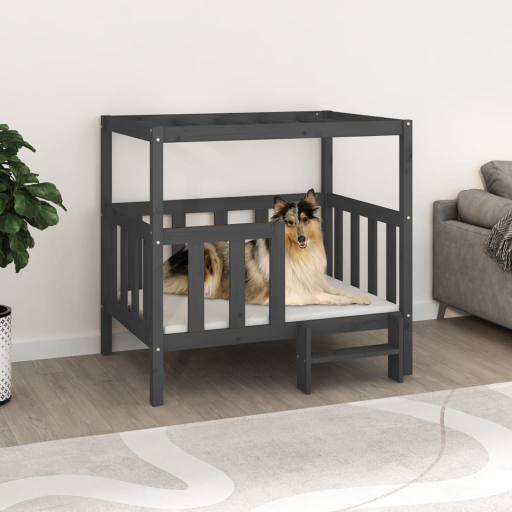 Vidaxl Dog Basket 105,5 x 83,5 x 100 cm Solid fyrretræ