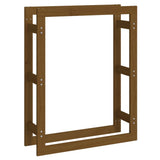 Vidaxl pejs 80x25x100 cm Solid fyrretræbrun