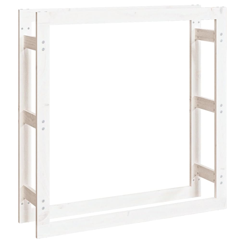 Vidaxl pejs Trek 100x25x100 cm Solid Pine White