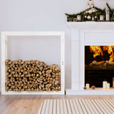 Vidaxl pejs Trek 100x25x100 cm Solid Pine White