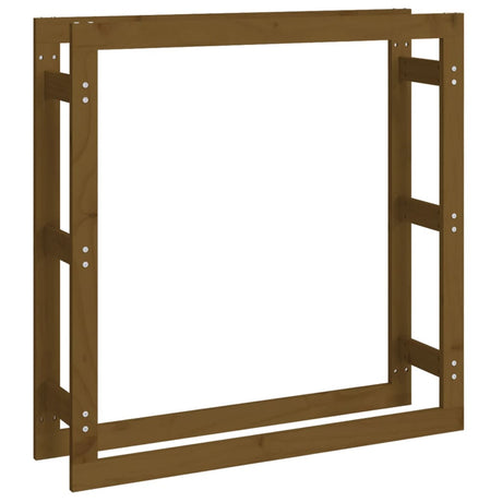 Vidaxl pejs 100x25x100 cm solid fyrretræ honningbrun
