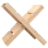 Vidaxl Wood Block Holder 47x39.5x48 cm Solid fyrretræ