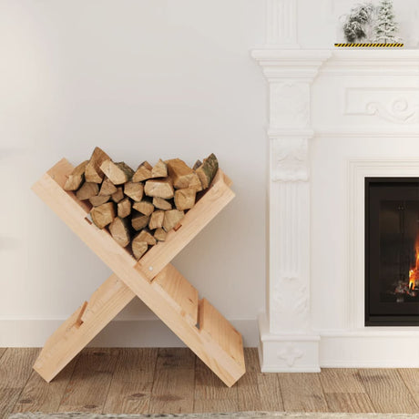 Vidaxl Wood Block Holder 47x39.5x48 cm Solid fyrretræ