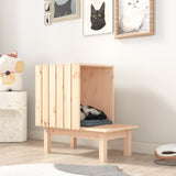 Vidaxl Kattenhuis 60x36x60 cm Solid fyrretræ
