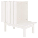 Vidaxl Kattenhuis 60x36x60 cm Solid Pine White