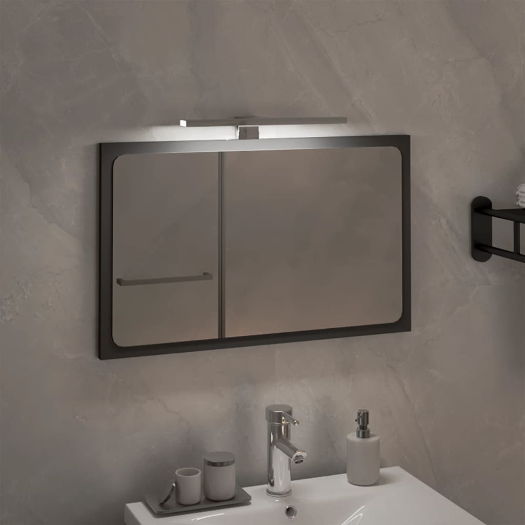 Vidaxl Mirror Lampe ført 5,5 W 30 cm 6000 K koldhvide