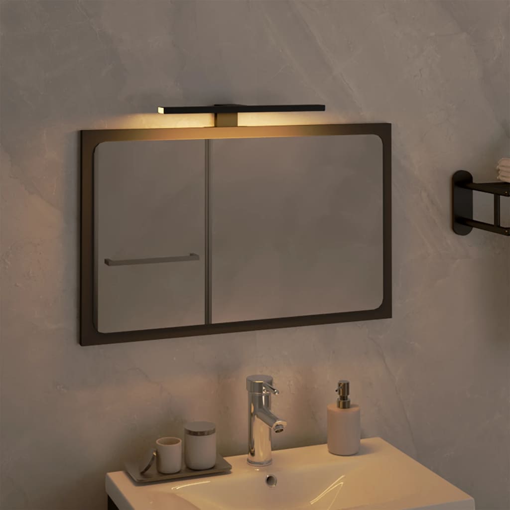 Vidaxl Mirror Lampe ført 5,5 W 30 cm 3000 K varm hvid