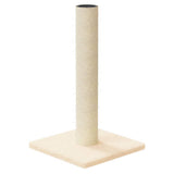 Vidaxl skrabe post 22x22x45 cm creme -farvet