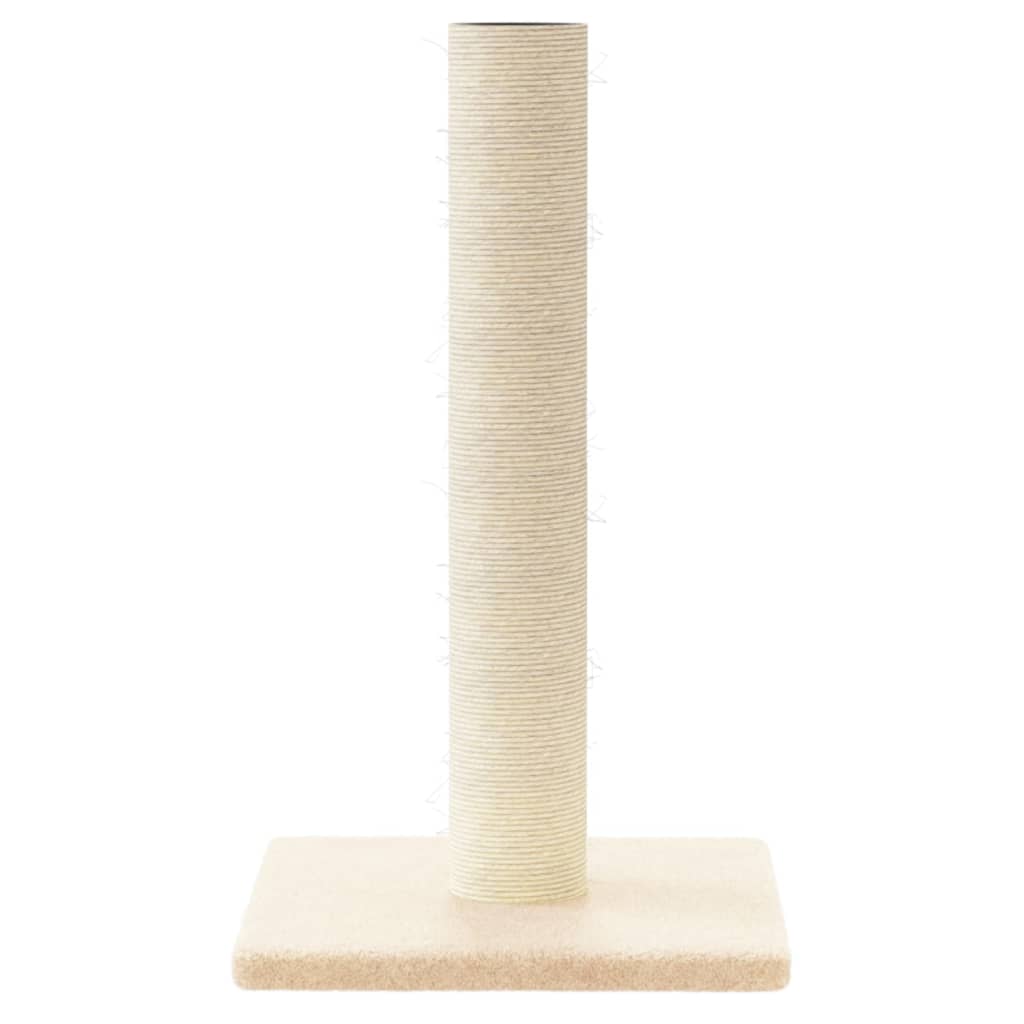 Vidaxl skrabe post 22x22x45 cm creme -farvet