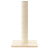 Vidaxl skrabe post 22x22x45 cm creme -farvet