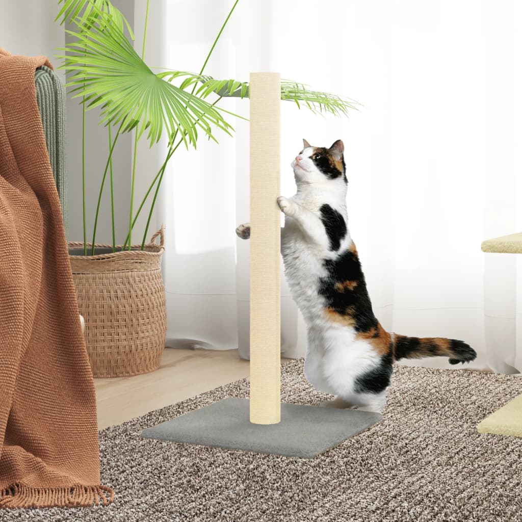 Vidaxl Scratching Post 35x35x70 cm lysegrå
