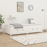 Vidaxl slaapbank zonder matras 90x200 cm massief grenenhout wit