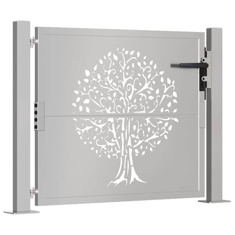 Vidaxxl port 100x75 cm trædesign cortenstål