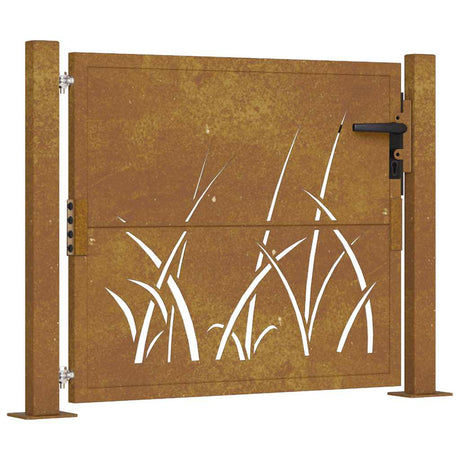 Vidaxxl portgræsdesign 100x75 cm cortenstål