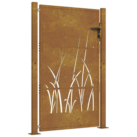 Vidaxxl portgræsdesign 100x125 cm cortenstål