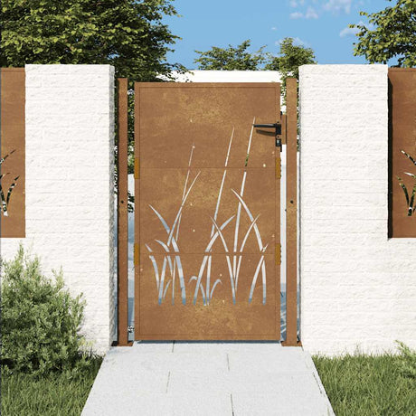Vidaxxl portgræsdesign 100x125 cm cortenstål