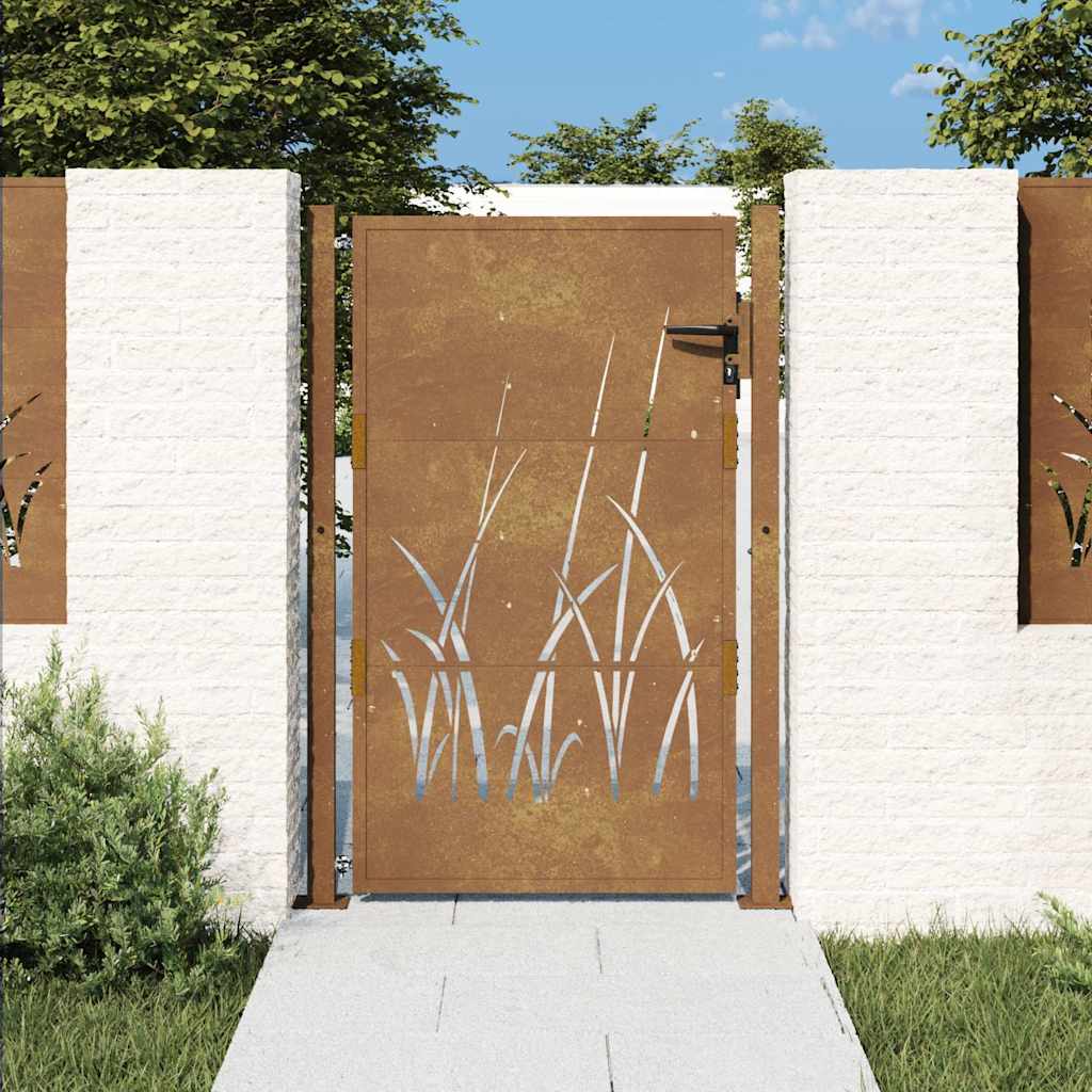 Vidaxxl portgræsdesign 100x150 cm cortenstål