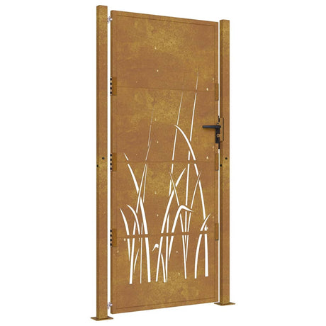 Vidaxxl portgræsdesign 100x175 cm cortenstål