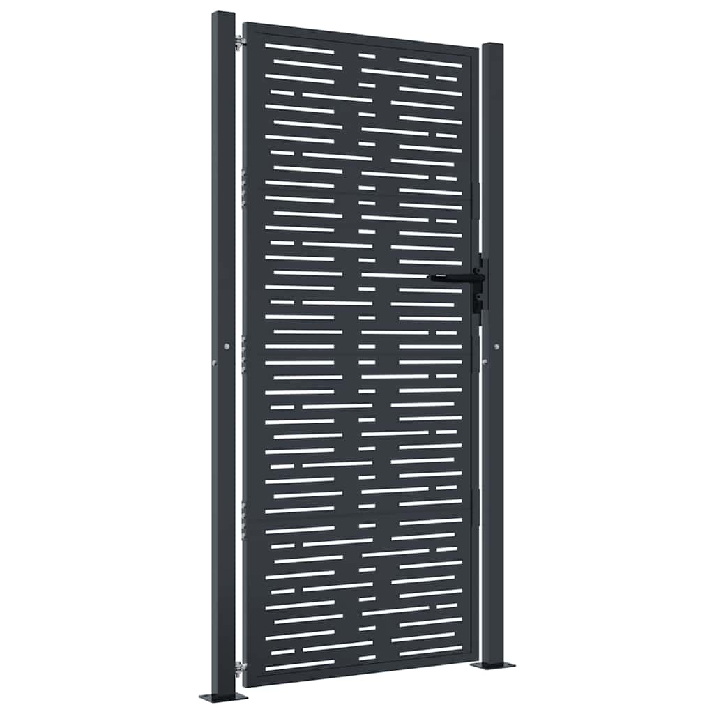 Vidaxxl låge 100x175 cm med firkantet stål antracit