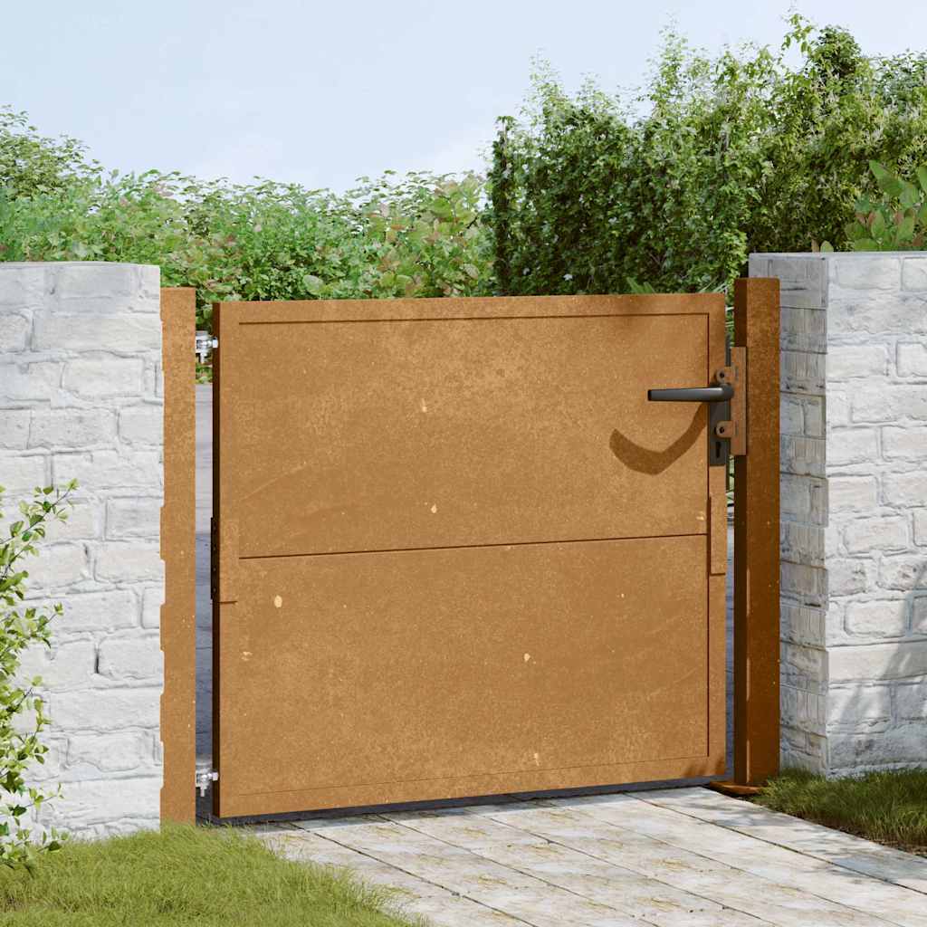 Vidaxxl låge 100x75 cm corten stål