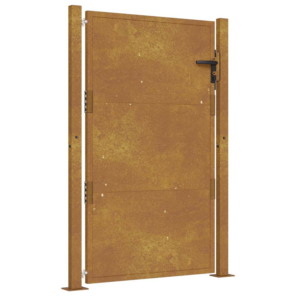 Vidaxxl låge 100x125 cm corten stål