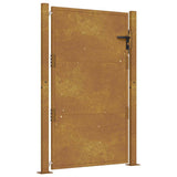 Vidaxxl låge 100x125 cm corten stål