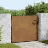 Vidaxl poort 85x125 cm cortenstaal