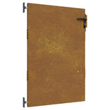 Vidaxl poort 85x125 cm cortenstaal