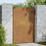 Vidaxl poort 85x125 cm cortenstaal