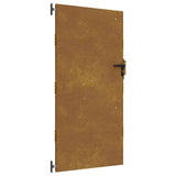 Vidaxl poort 85x175 cm cortenstaal