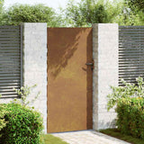 Vidaxl poort 85x175 cm cortenstaal