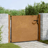 Vidaxl poort 100x100 cm cortenstaal