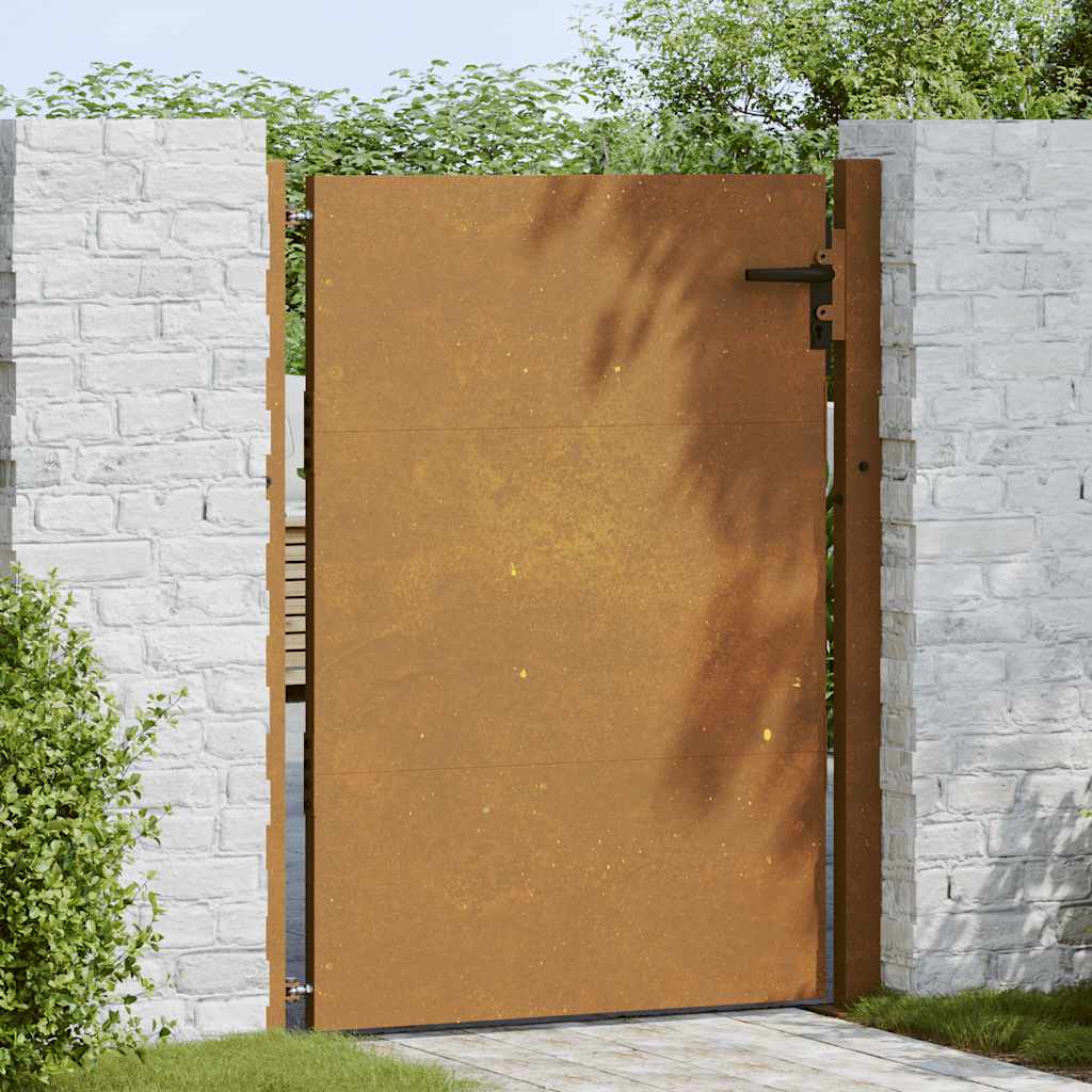 Vidaxxl låge 100x150 cm corten stål