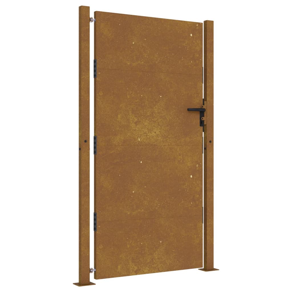 Vidaxl Gate 105x205 cm Corten Steel